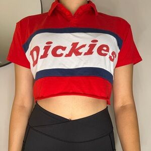 Dickies Collard Crop Top